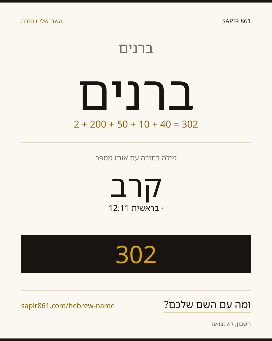 ברנים — ברנים