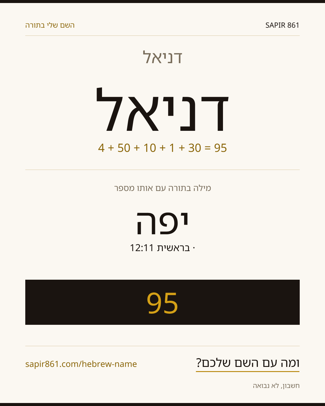 דניאל — דניאל