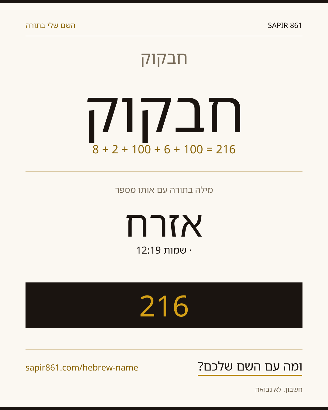 חבקוק — חבקוק