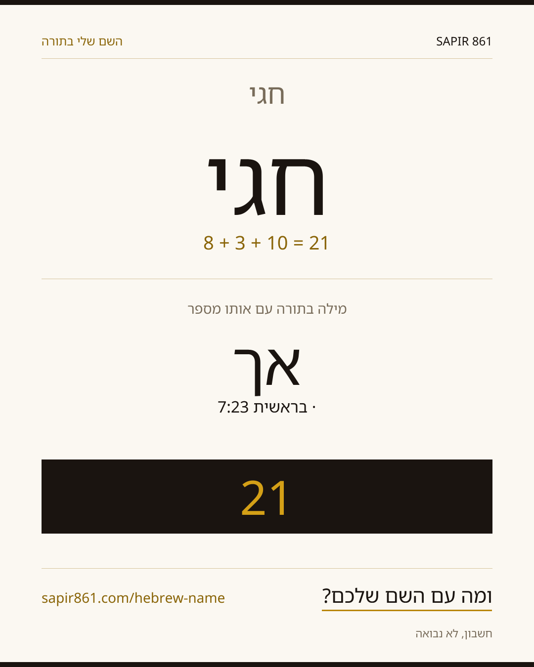 חגי — חגי