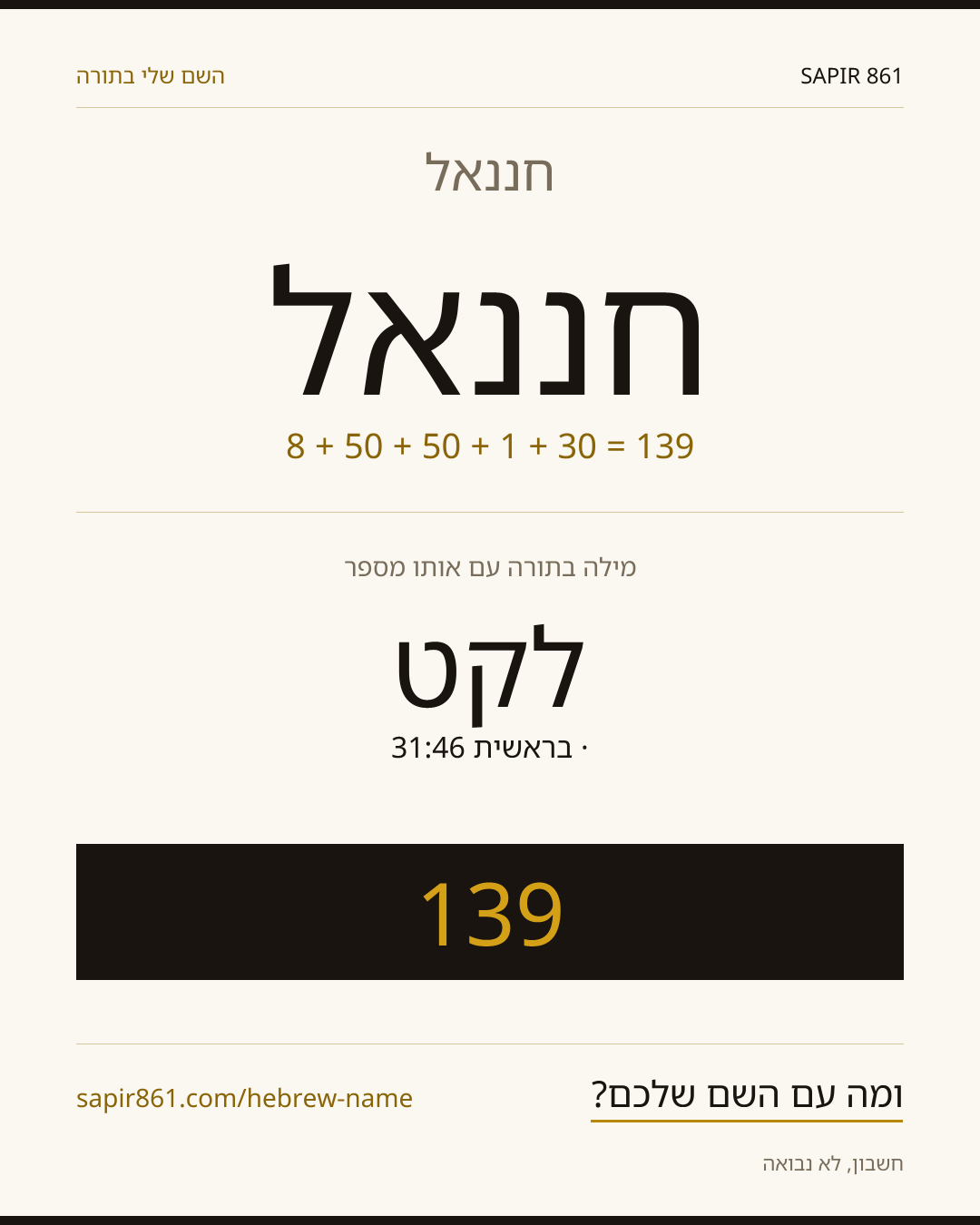 חננאל — חננאל