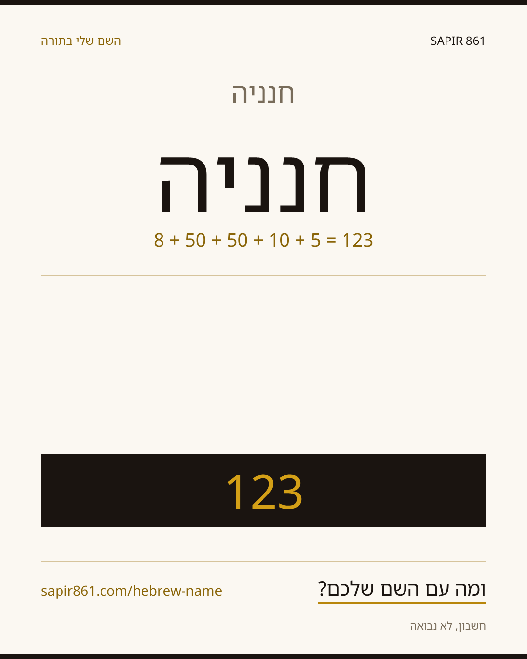 חנניה — חנניה