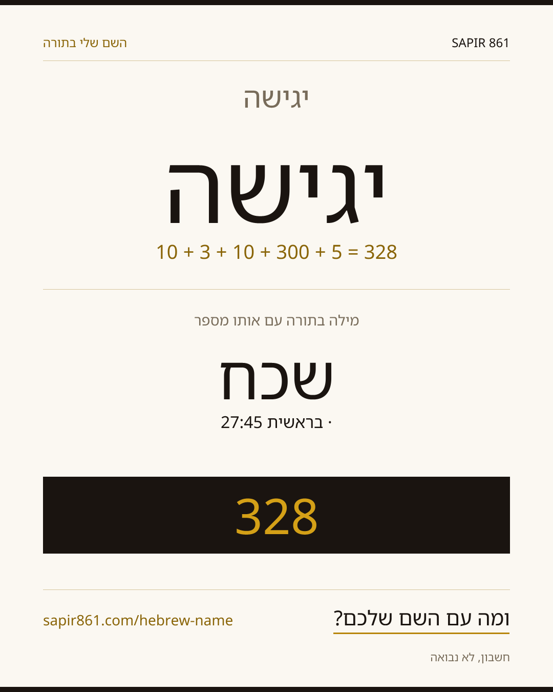 יגישה — יגישה