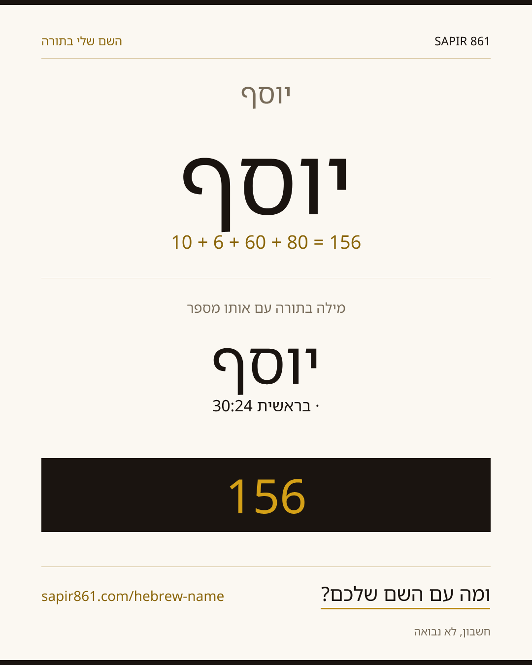יוסף — יוסף