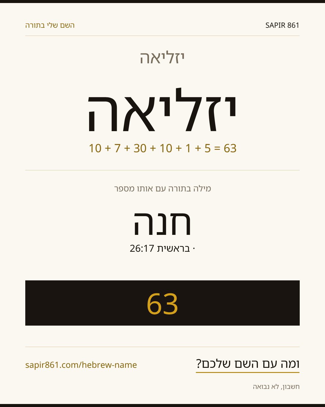 יזליאה — יזליאה