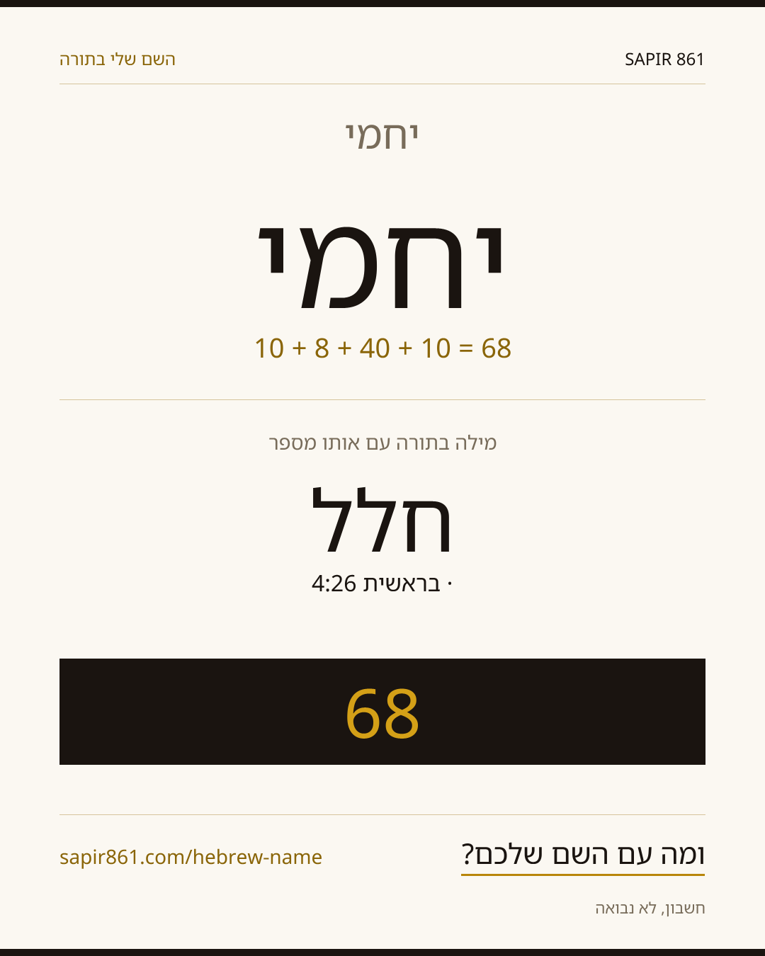 יחמי — יחמי