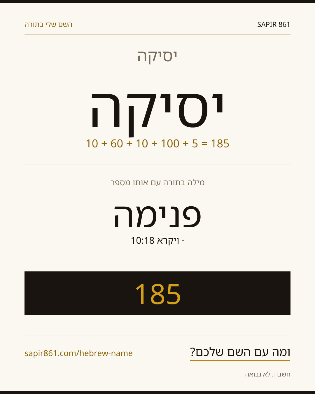 יסיקה — יסיקה
