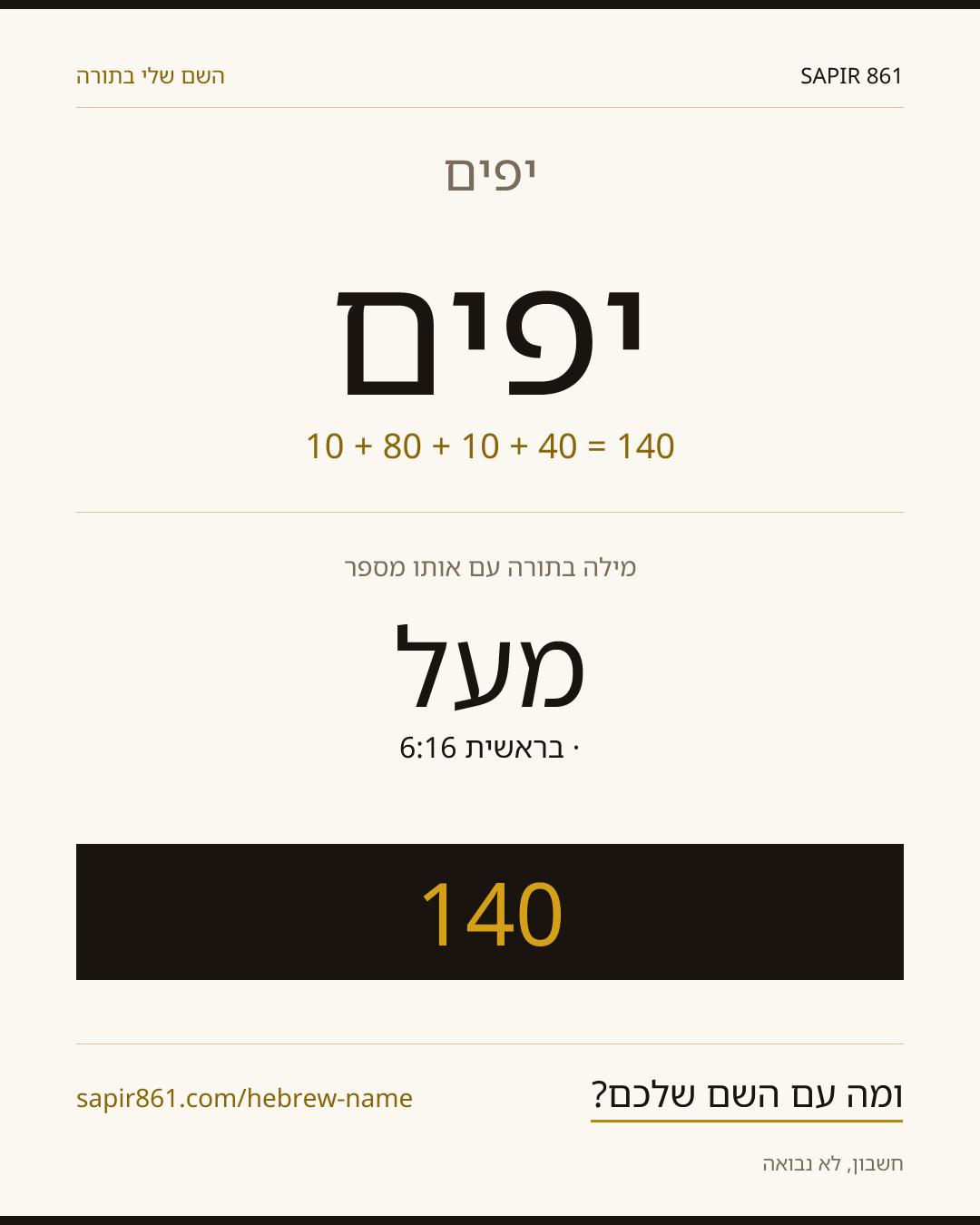 יפים — יפים