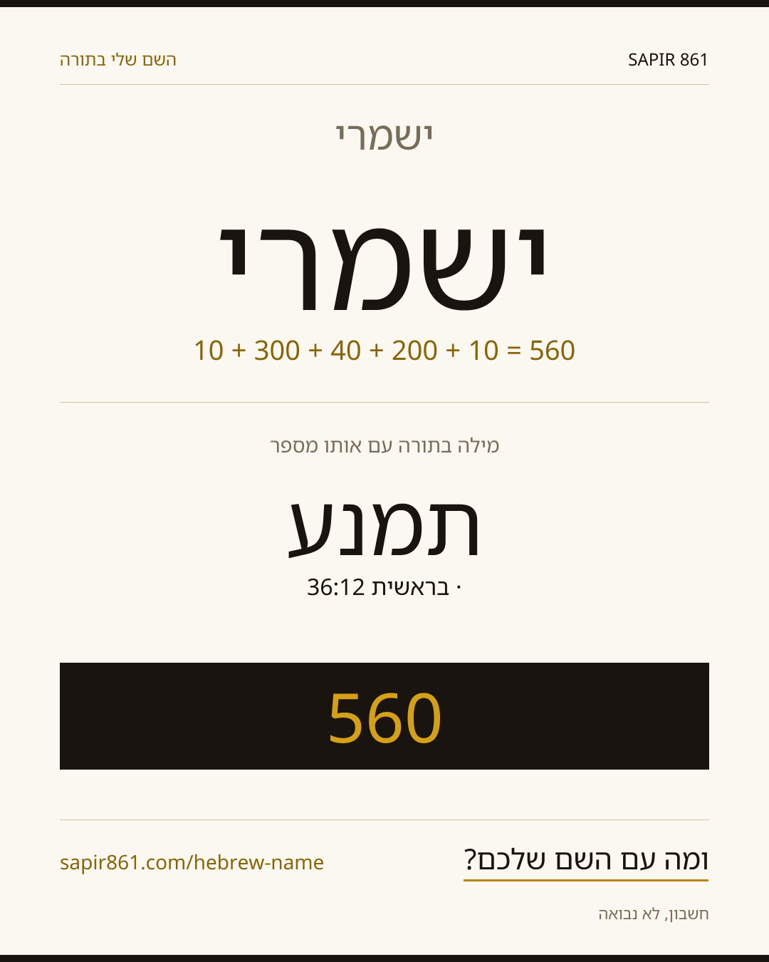 ישמרי — ישמרי