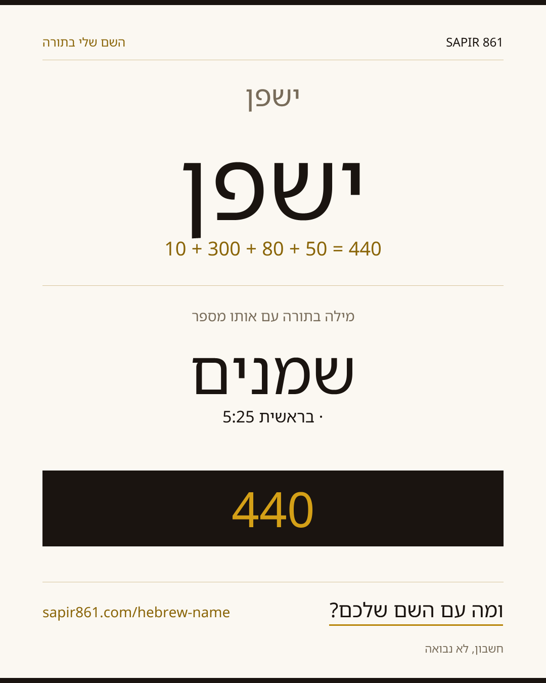 ישפן — ישפן