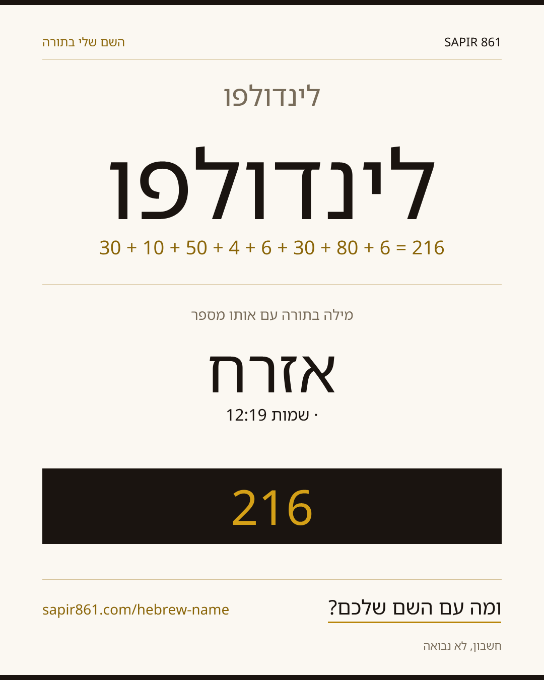 לינדולפו — לינדולפו
