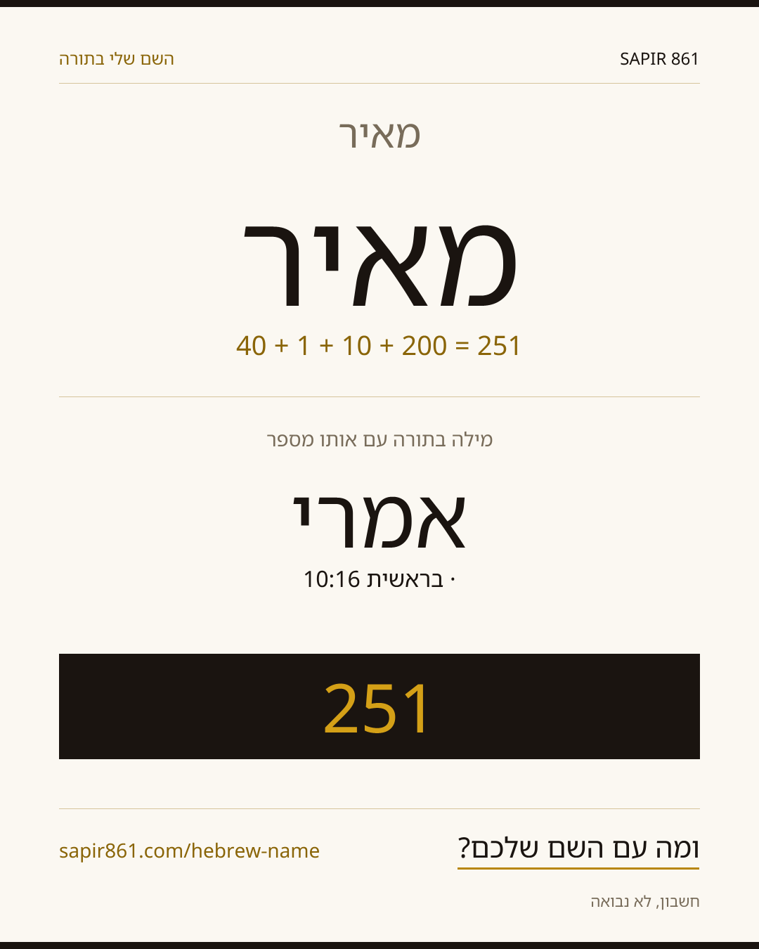 מאיר — מאיר