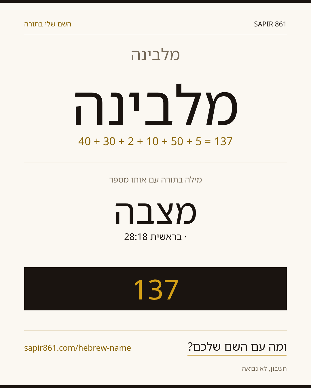 מלבינה — מלבינה