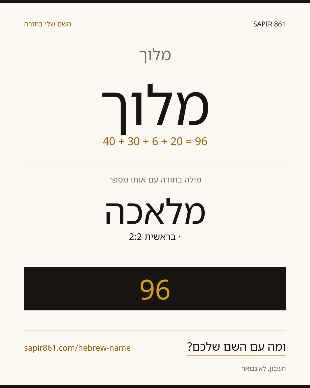 מלוך — מלוך