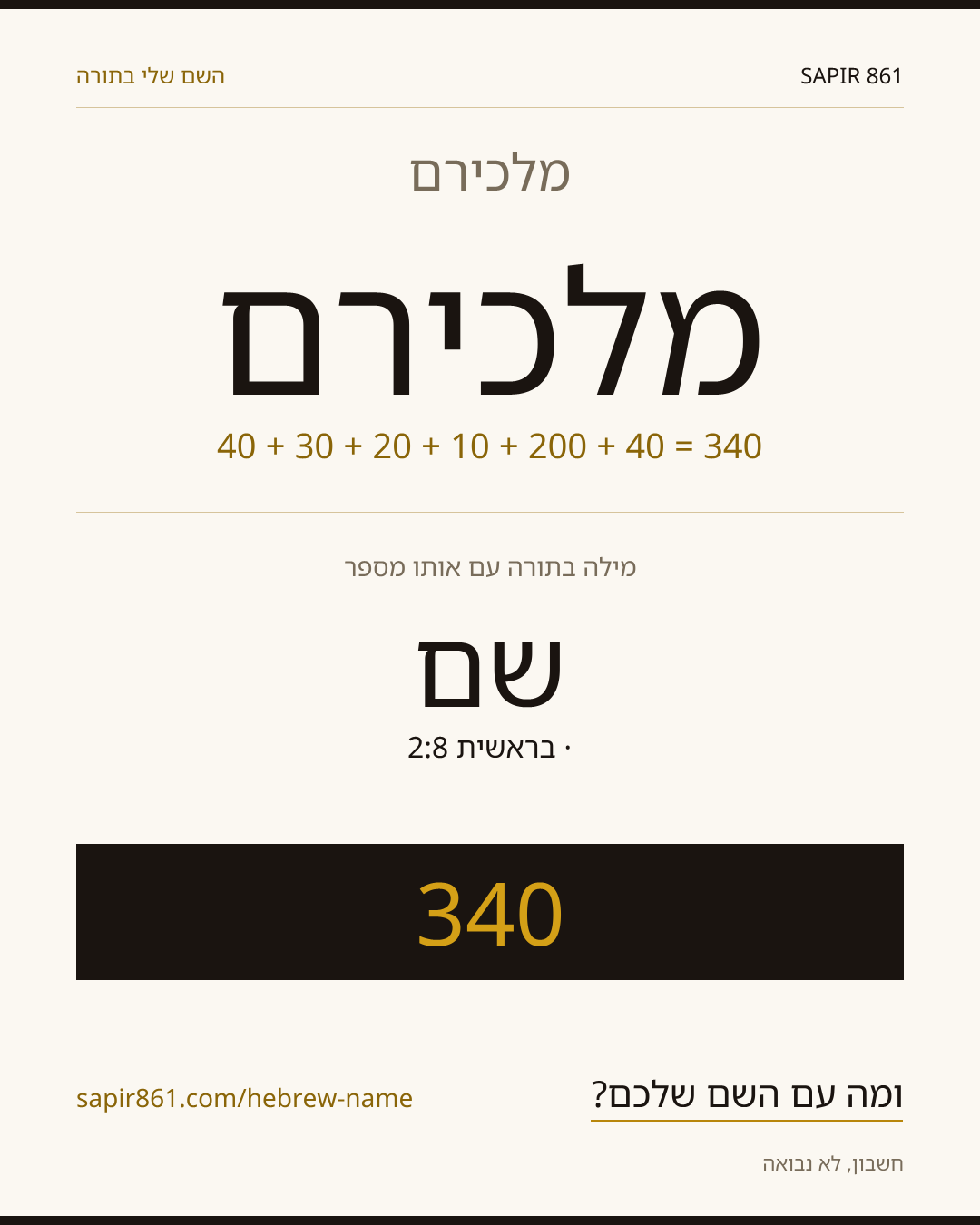 מלכירם — מלכירם