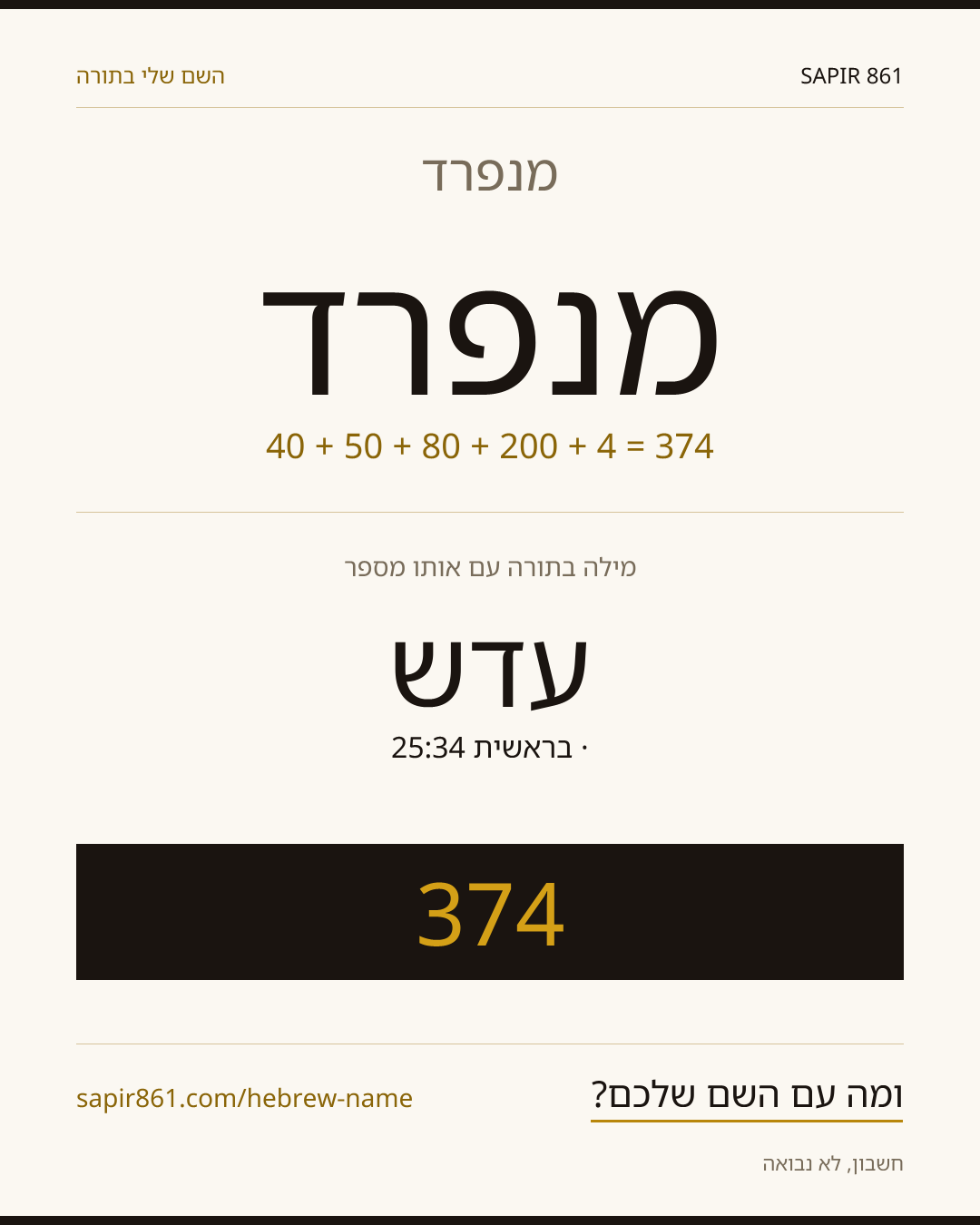 מנפרד — מנפרד