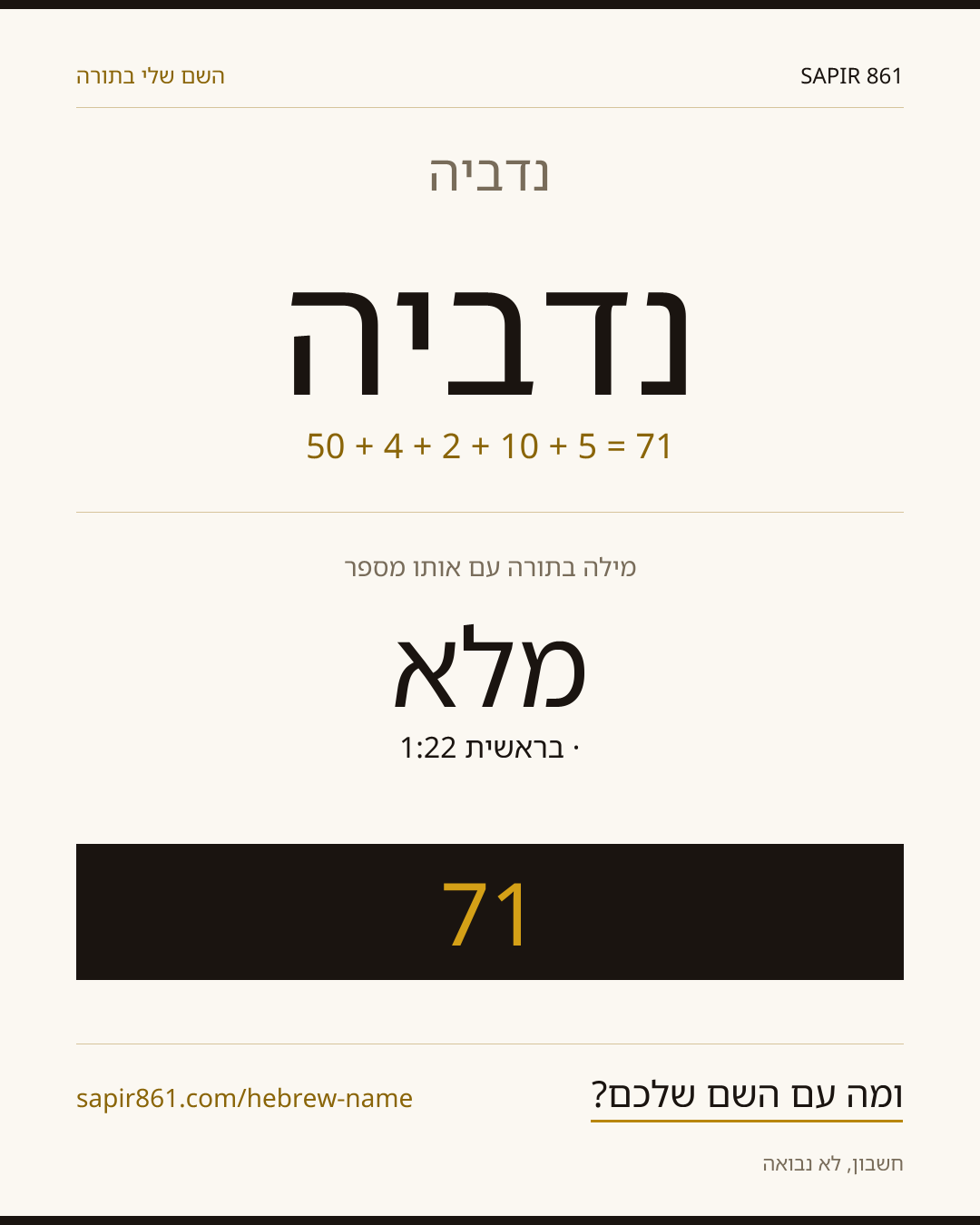 נדביה — נדביה