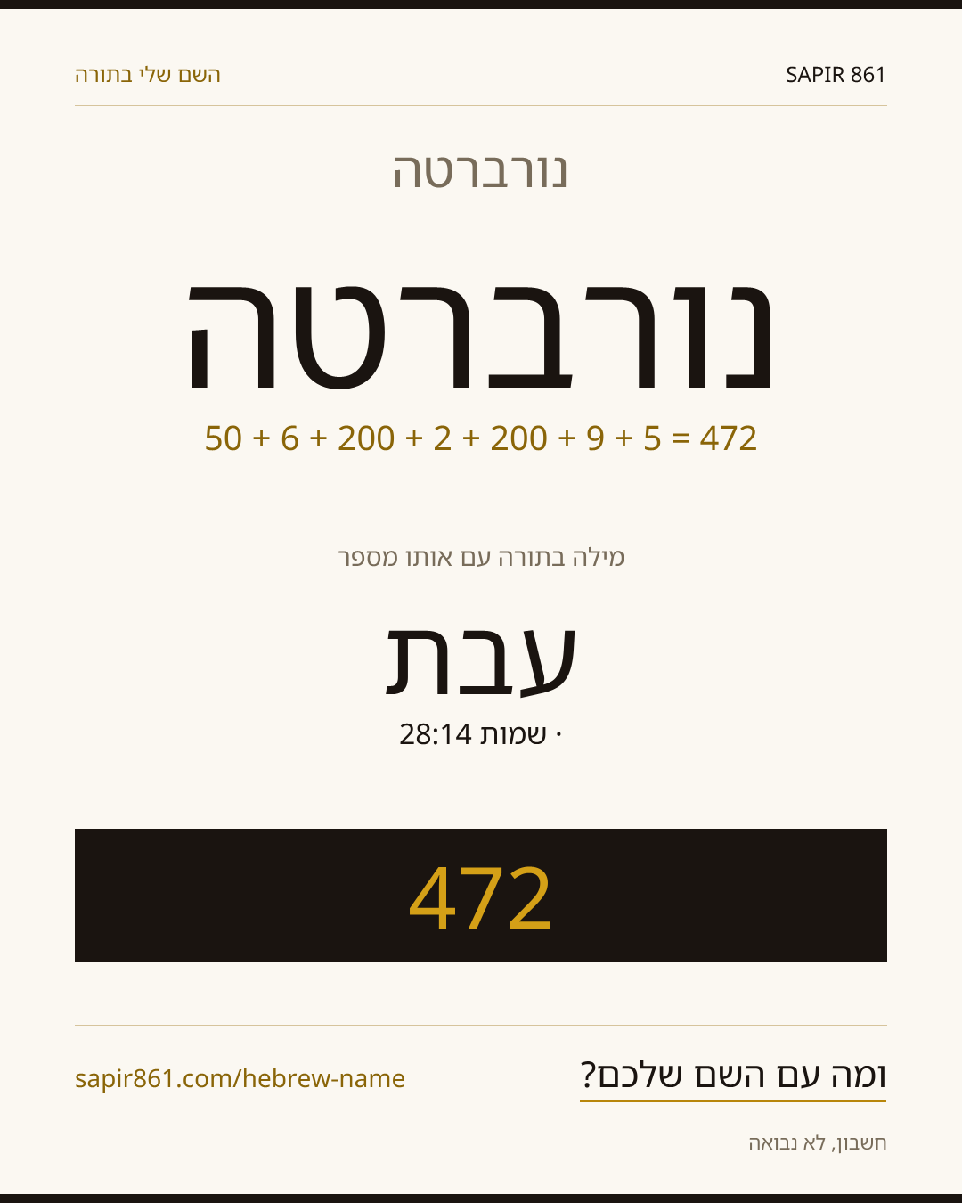 נורברטה — נורברטה