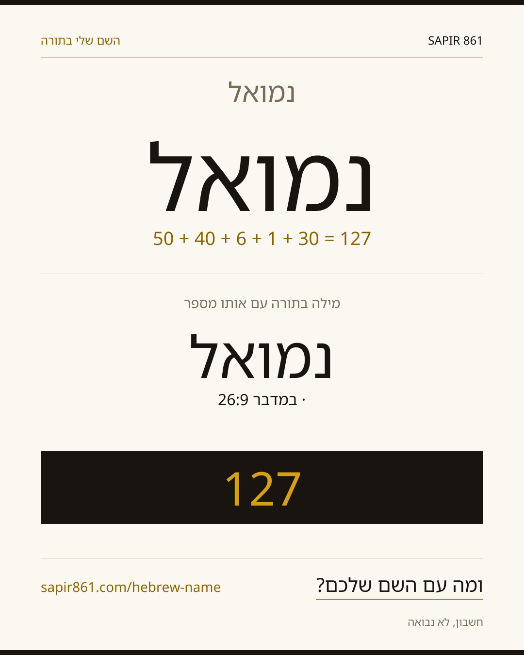נמואל — נמואל