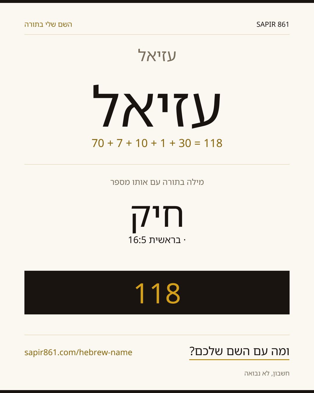 עזיאל — עזיאל