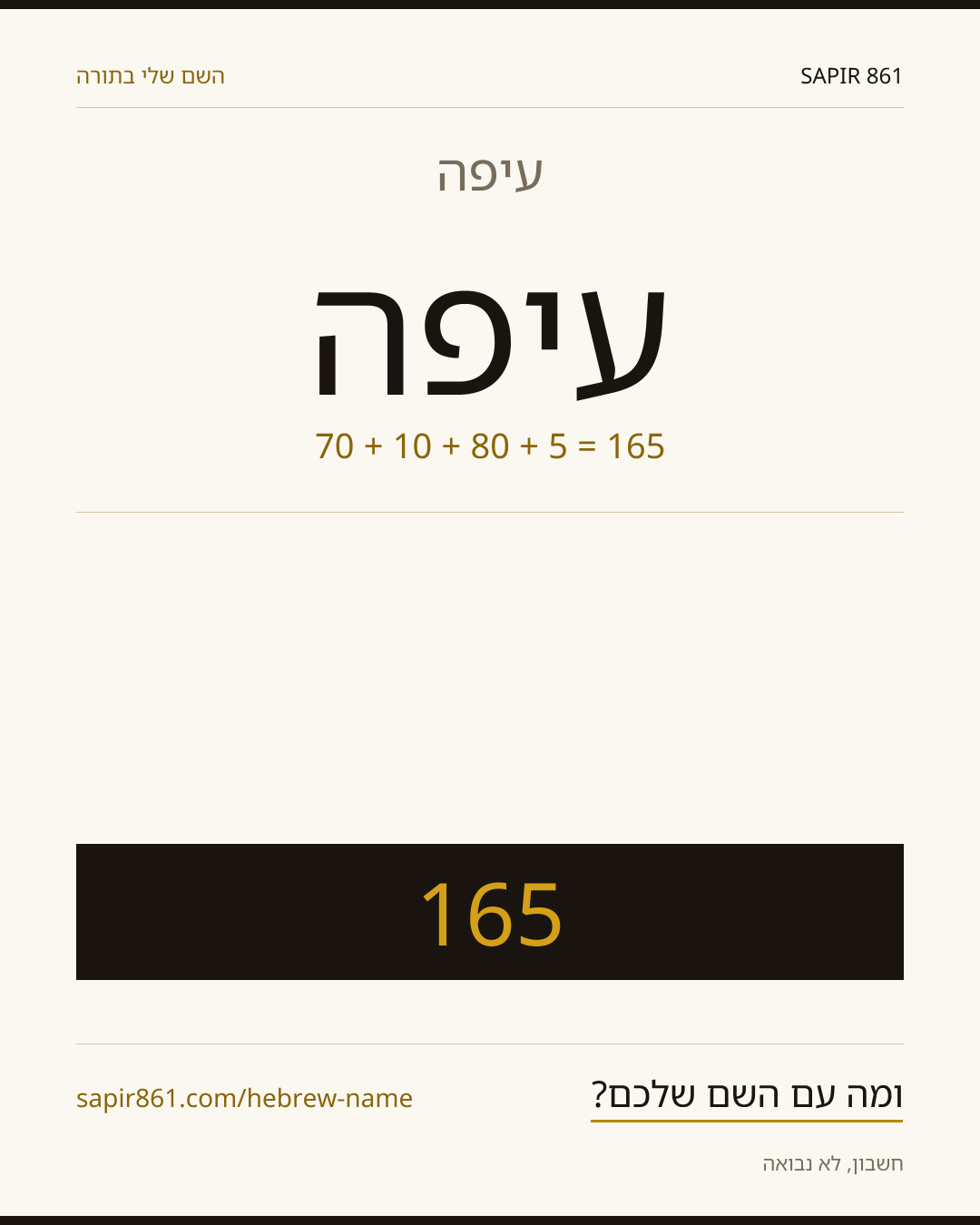 עיפה — עיפה