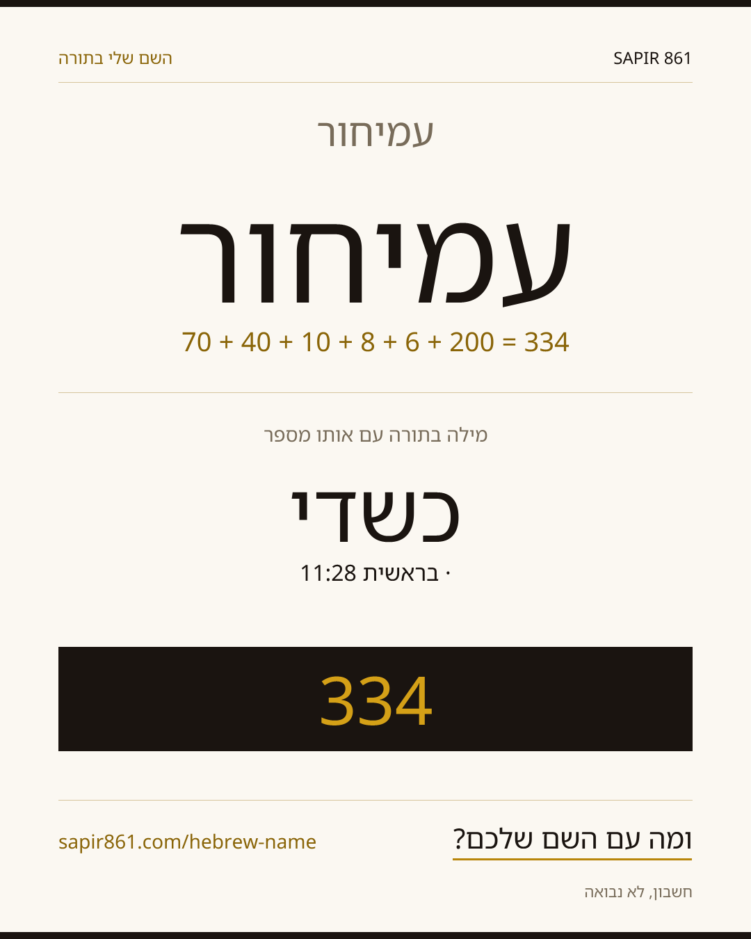 עמיחור — עמיחור