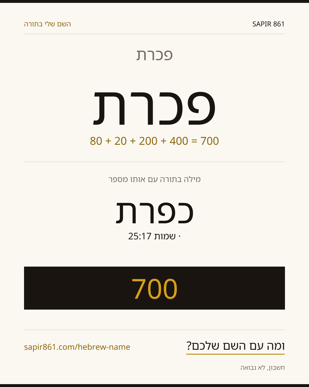 פכרת — פכרת