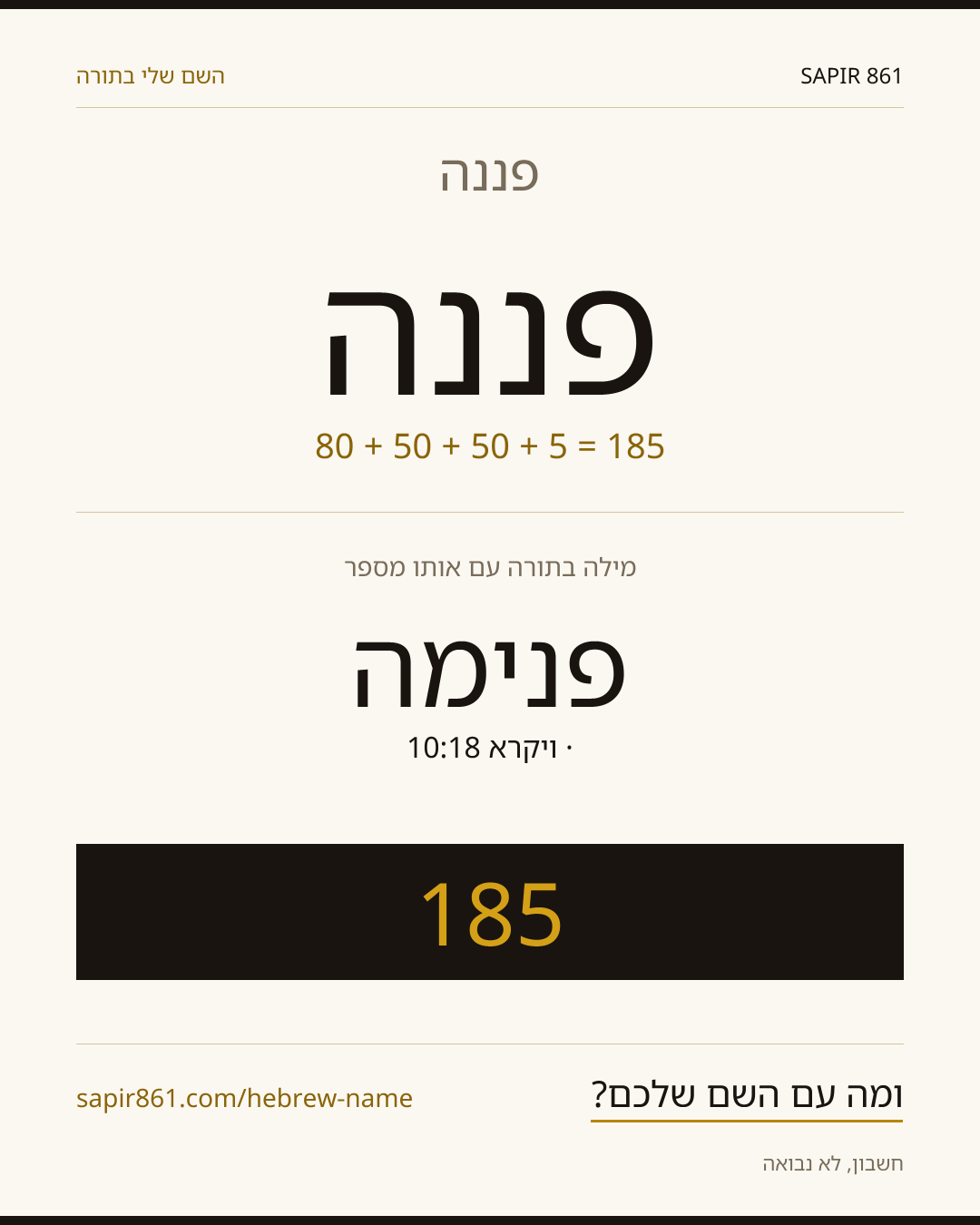 פננה — פננה