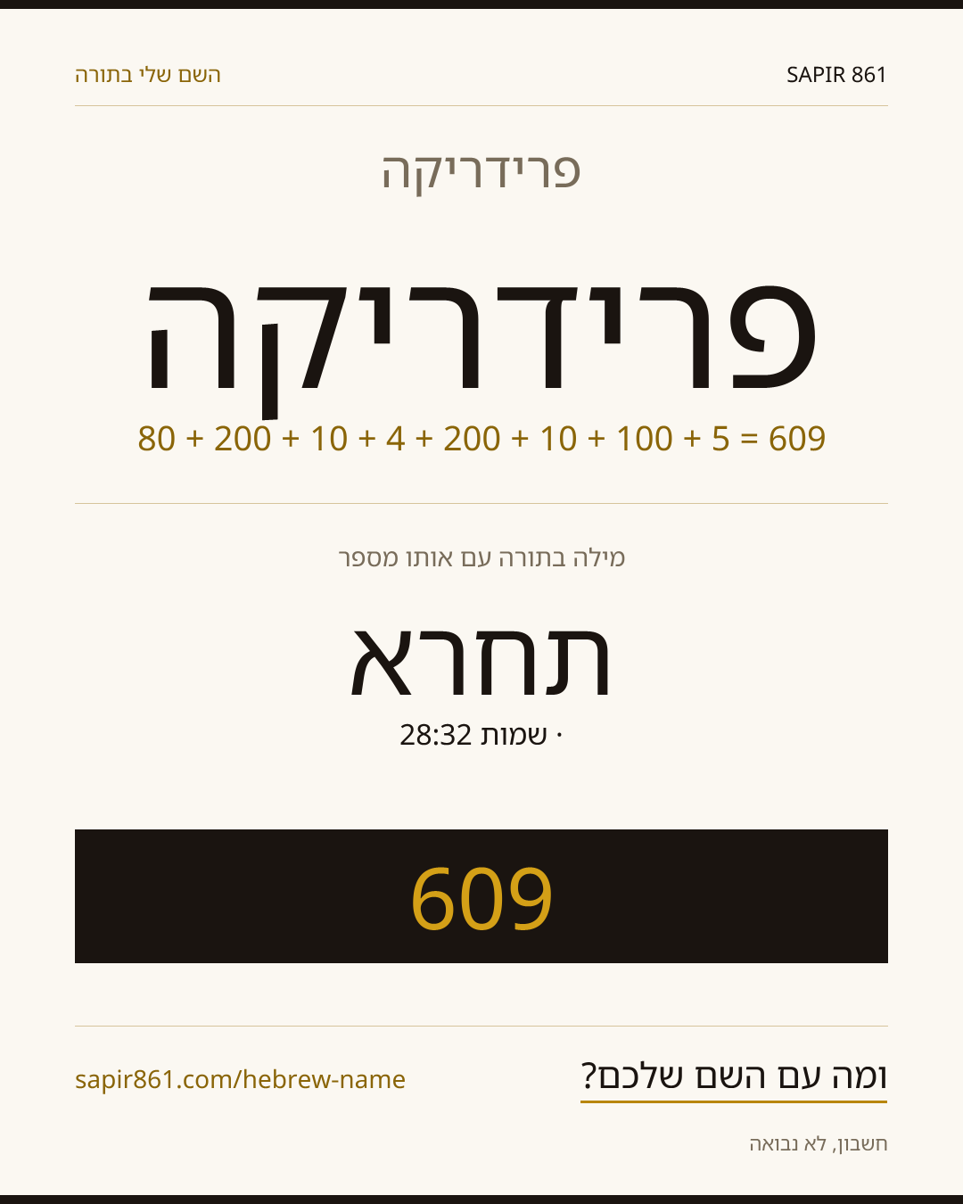 פרידריקה — פרידריקה