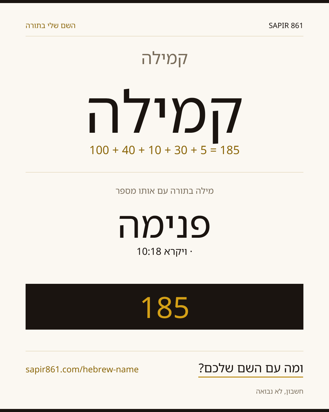 קמילה — קמילה