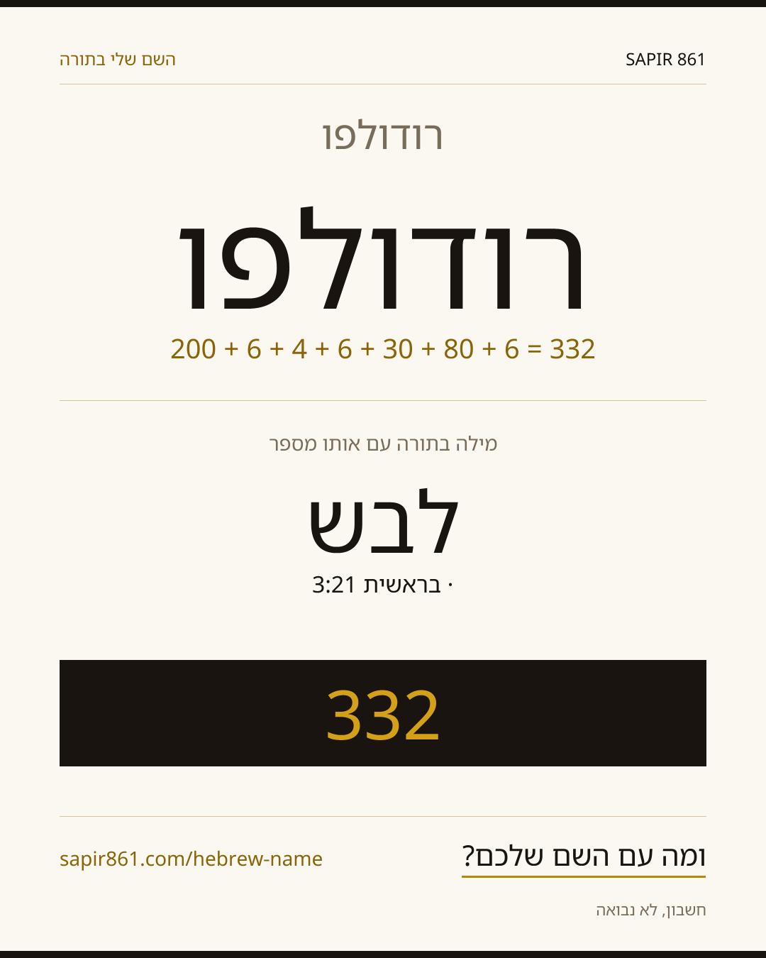 רודולפו — רודולפו