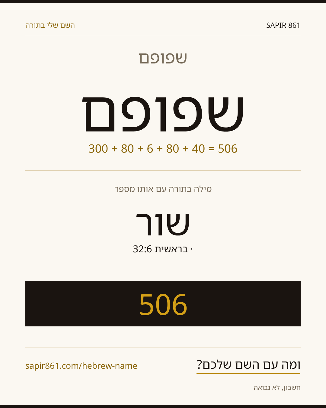 שפופם — שפופם