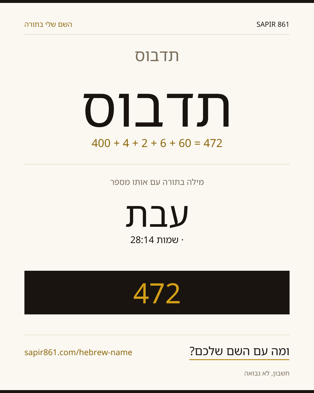 תדבוס — תדבוס
