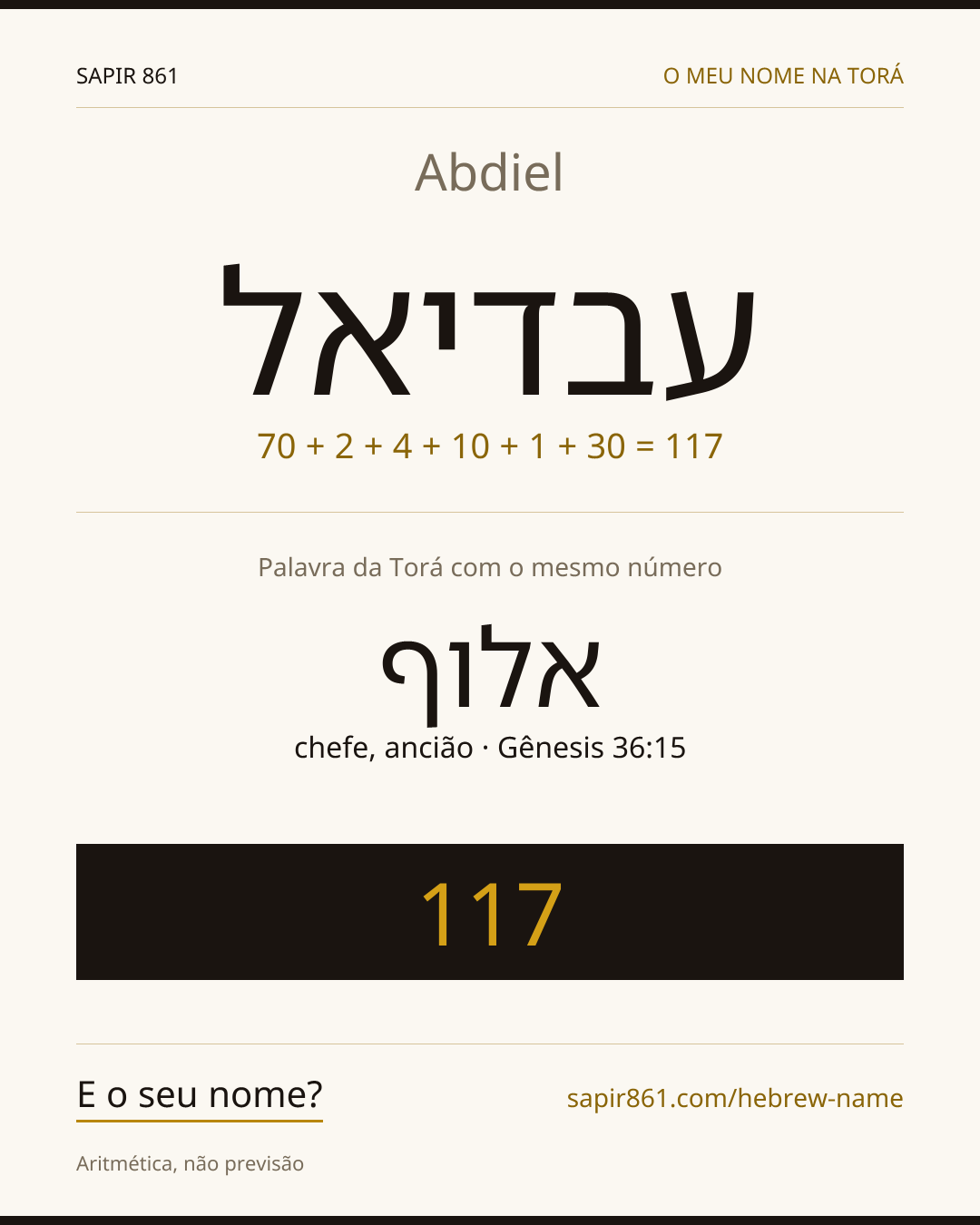 Abdiel — עבדיאל