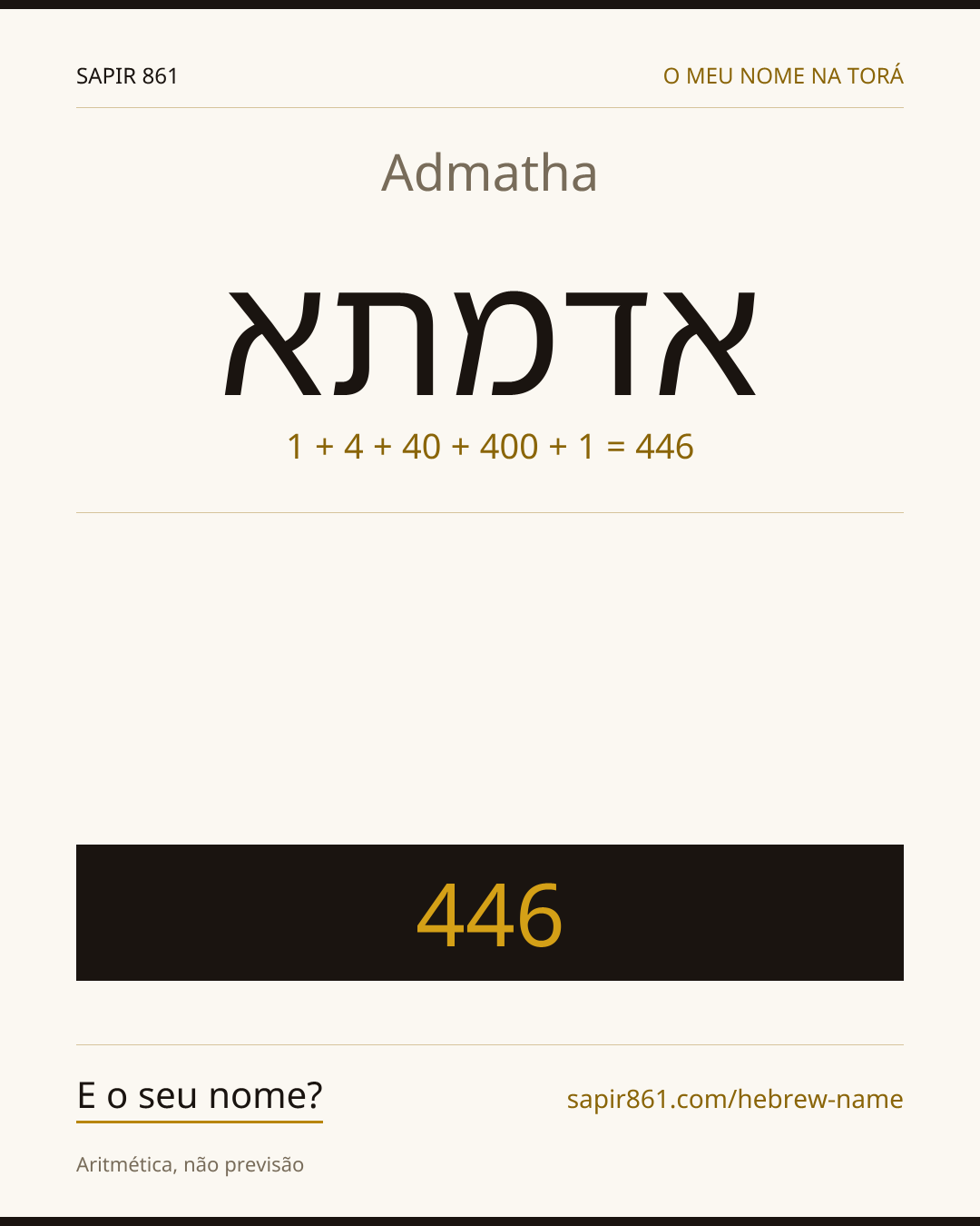 Admatha — אדמתא