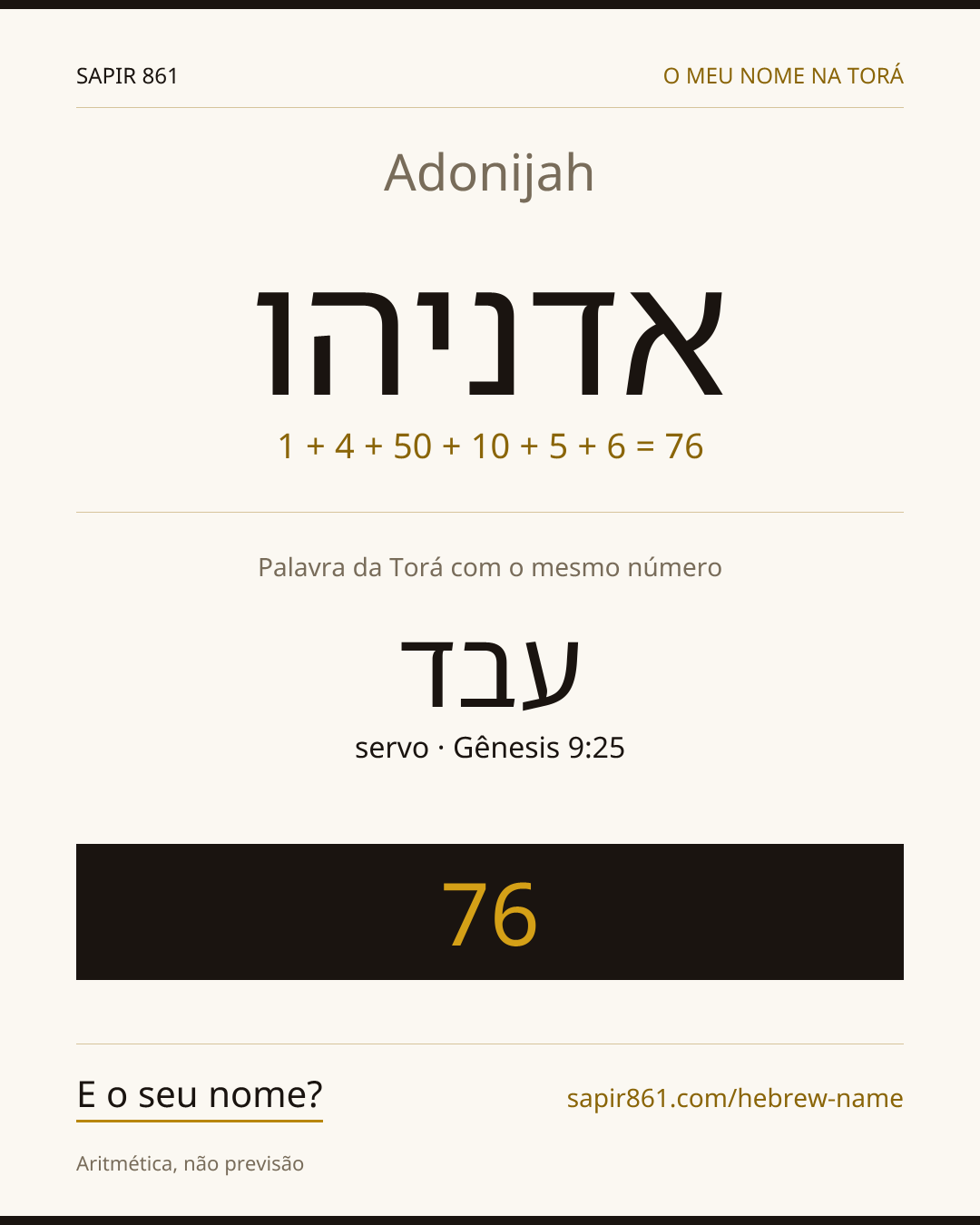 Adonijah — אדניהו