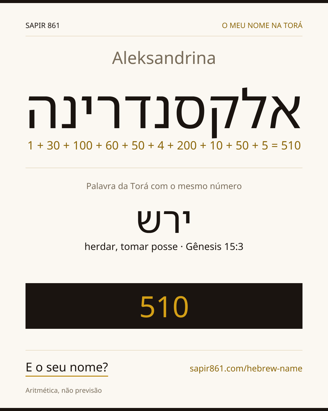 Aleksandrina — אלקסנדרינה