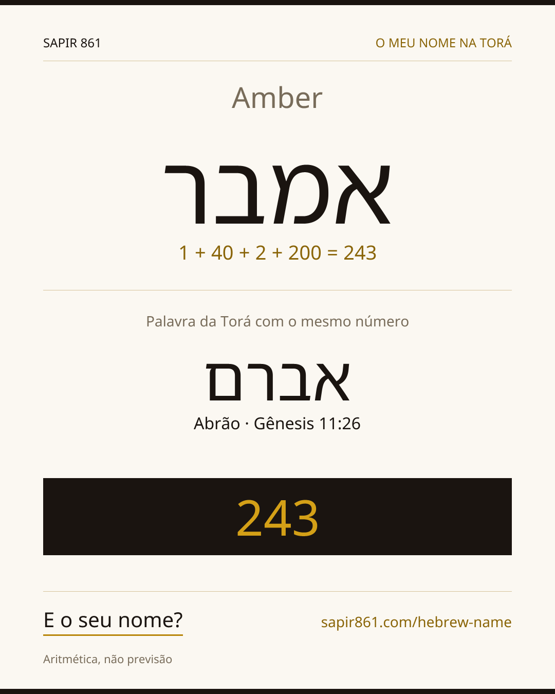 Amber — אמבר