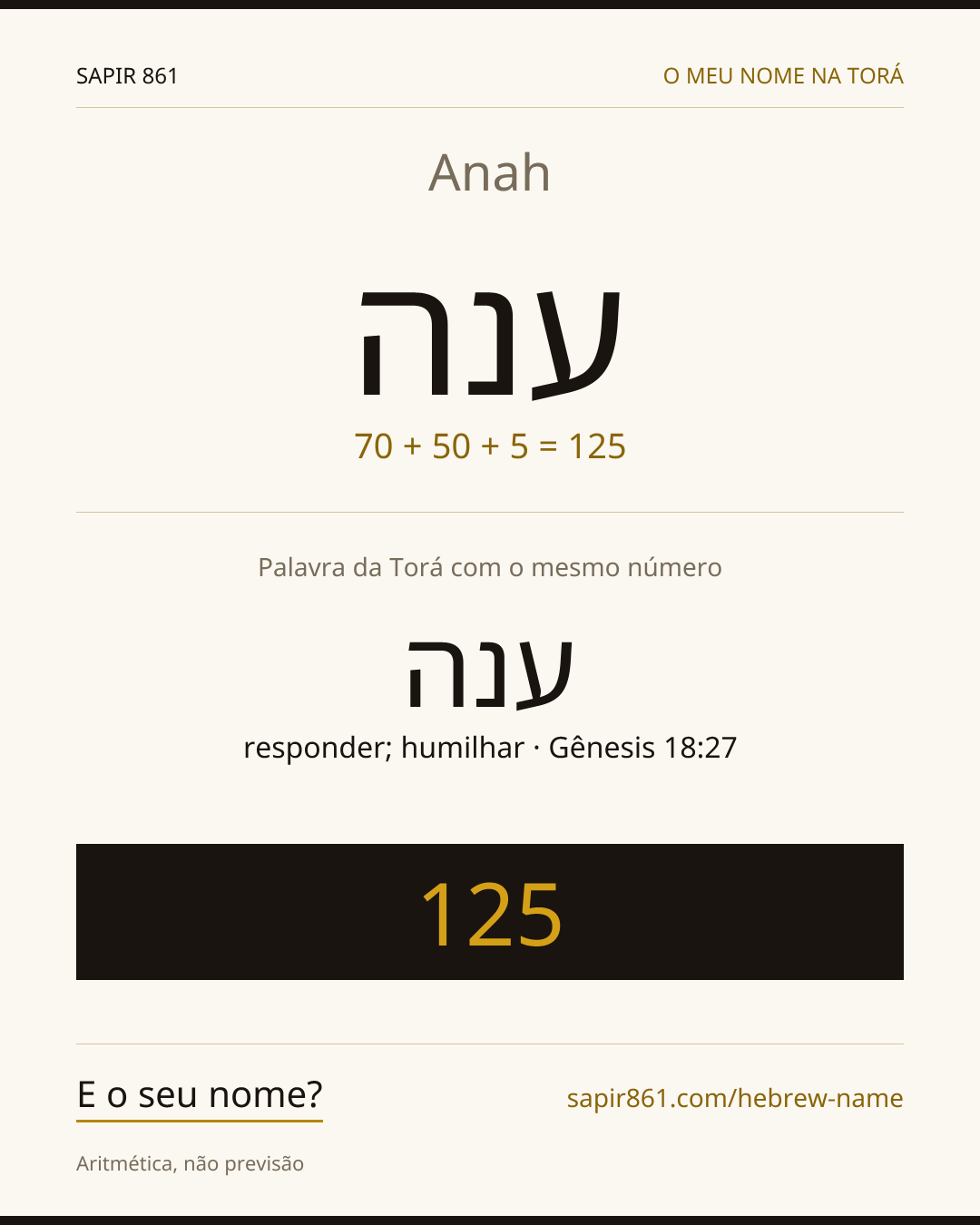 Anah — ענה