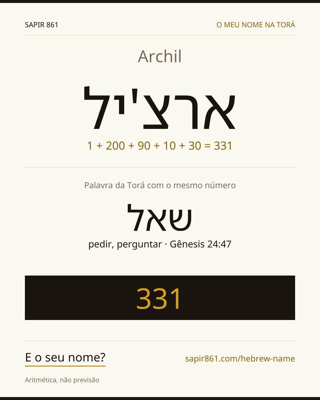 Archil — ארצ'יל