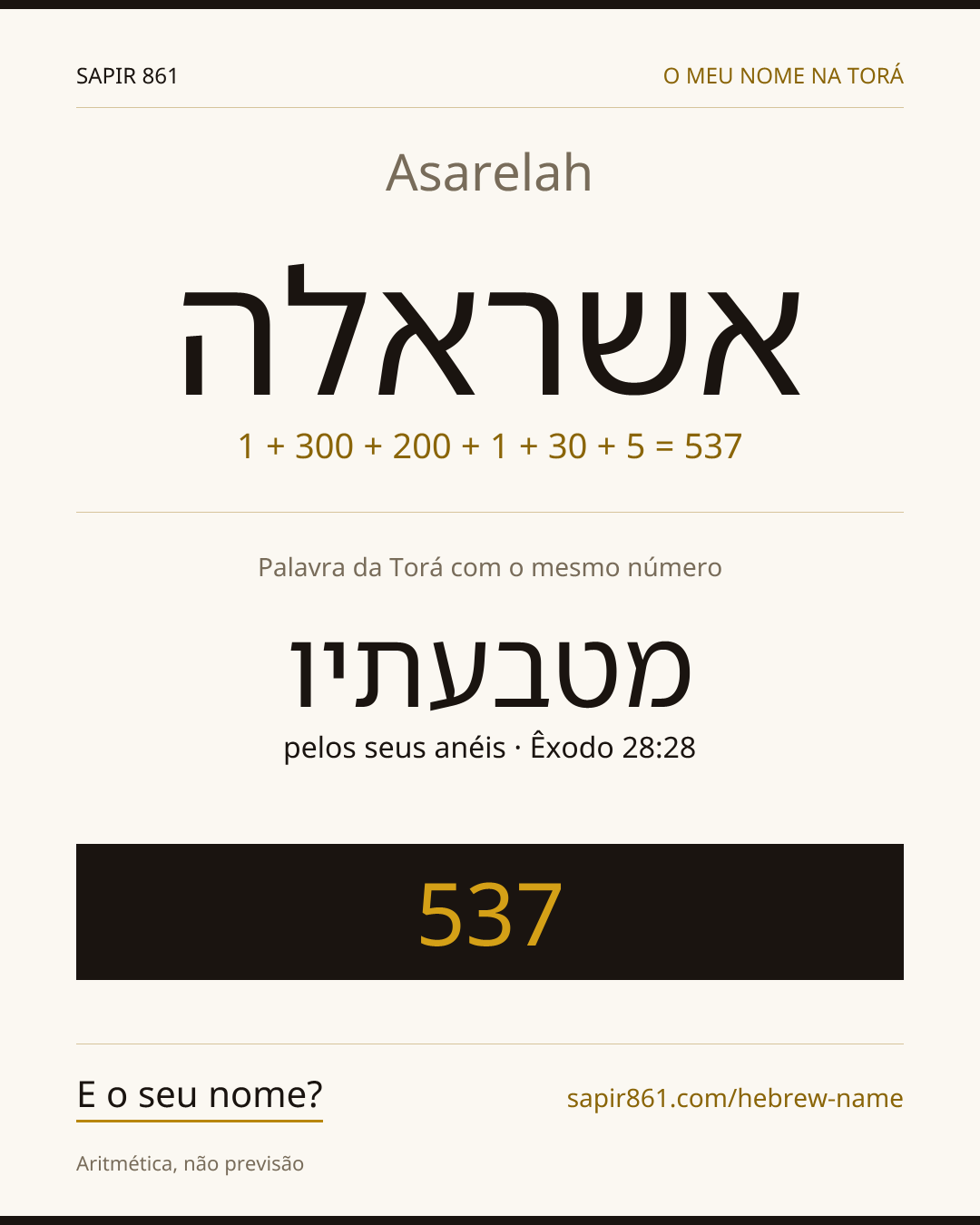 Asarelah — אשראלה