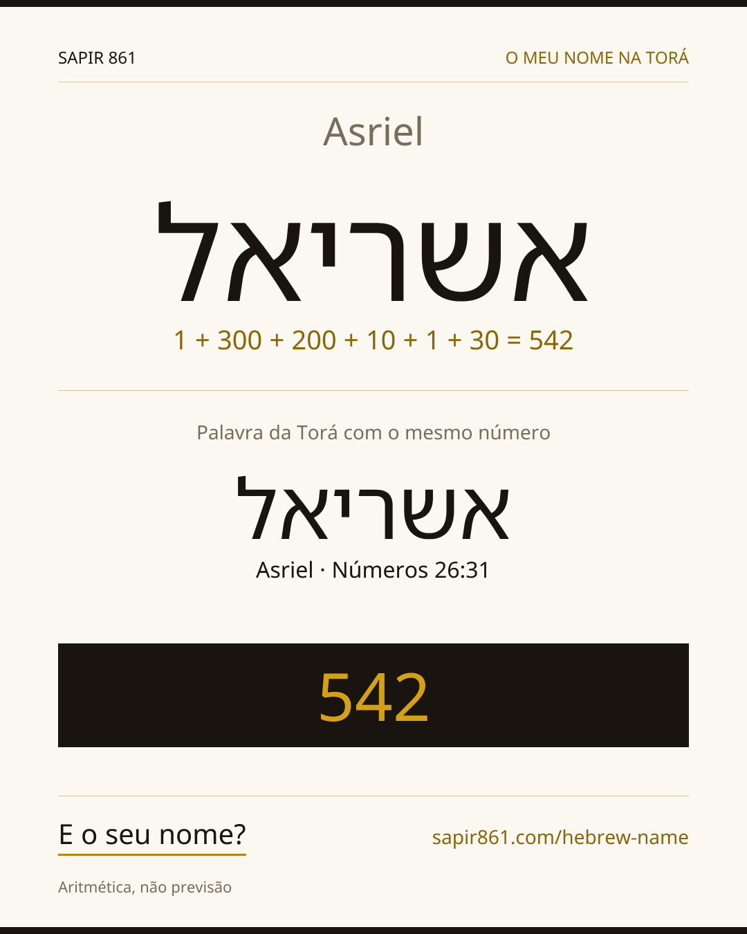 Asriel — אשריאל