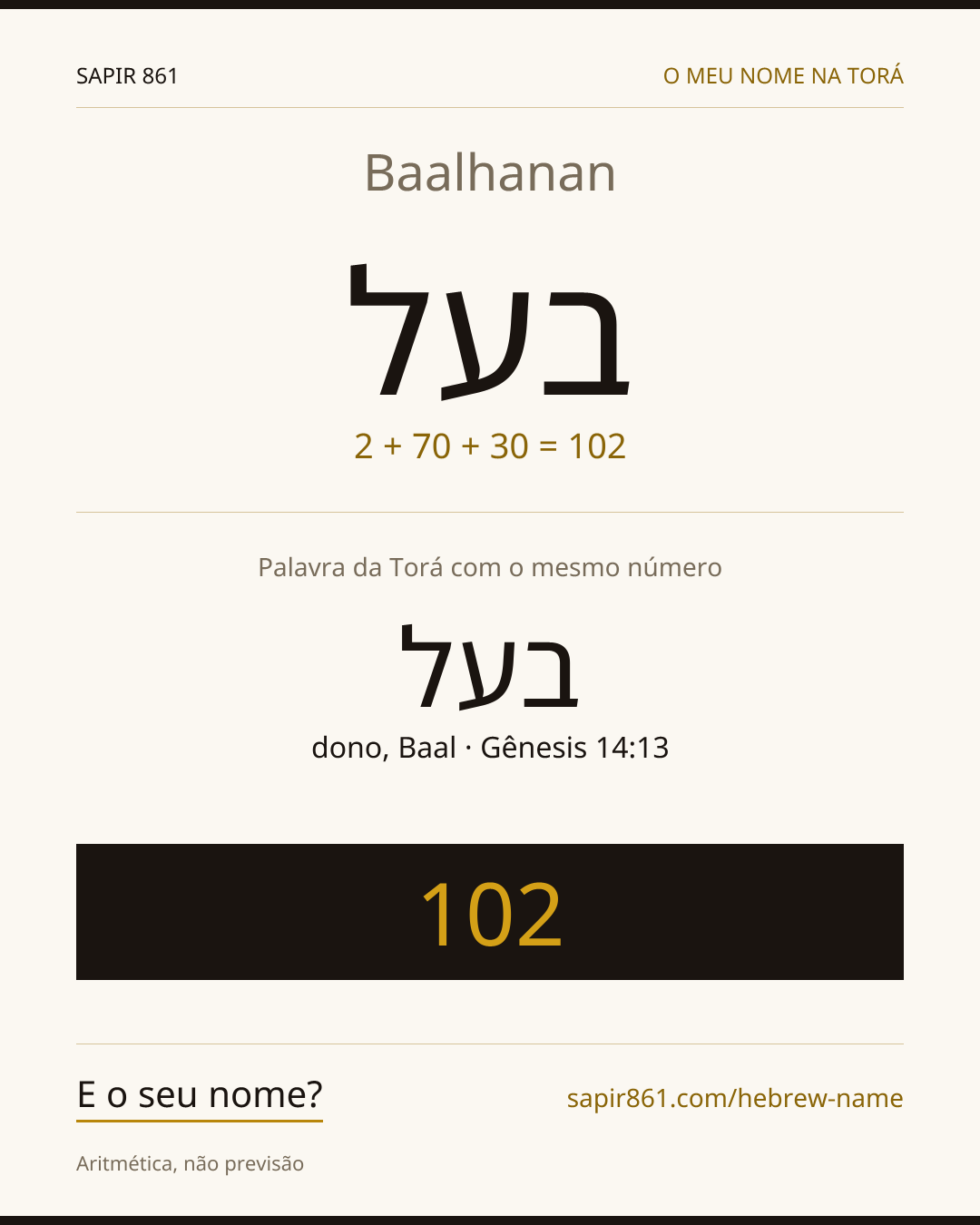 Baalhanan — בעל