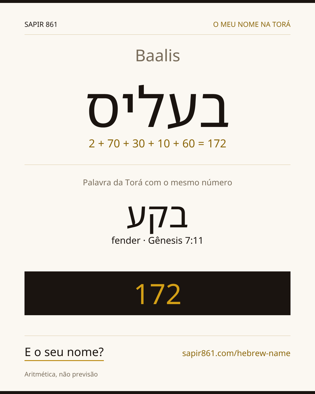 Baalis — בעליס