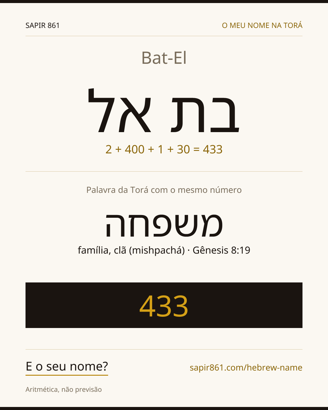 Bat-El — בת אל