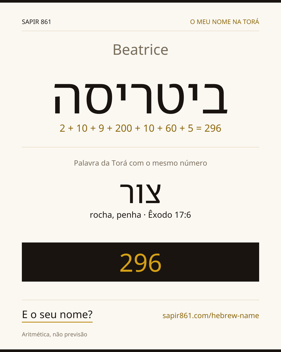 Beatrice — ביטריסה