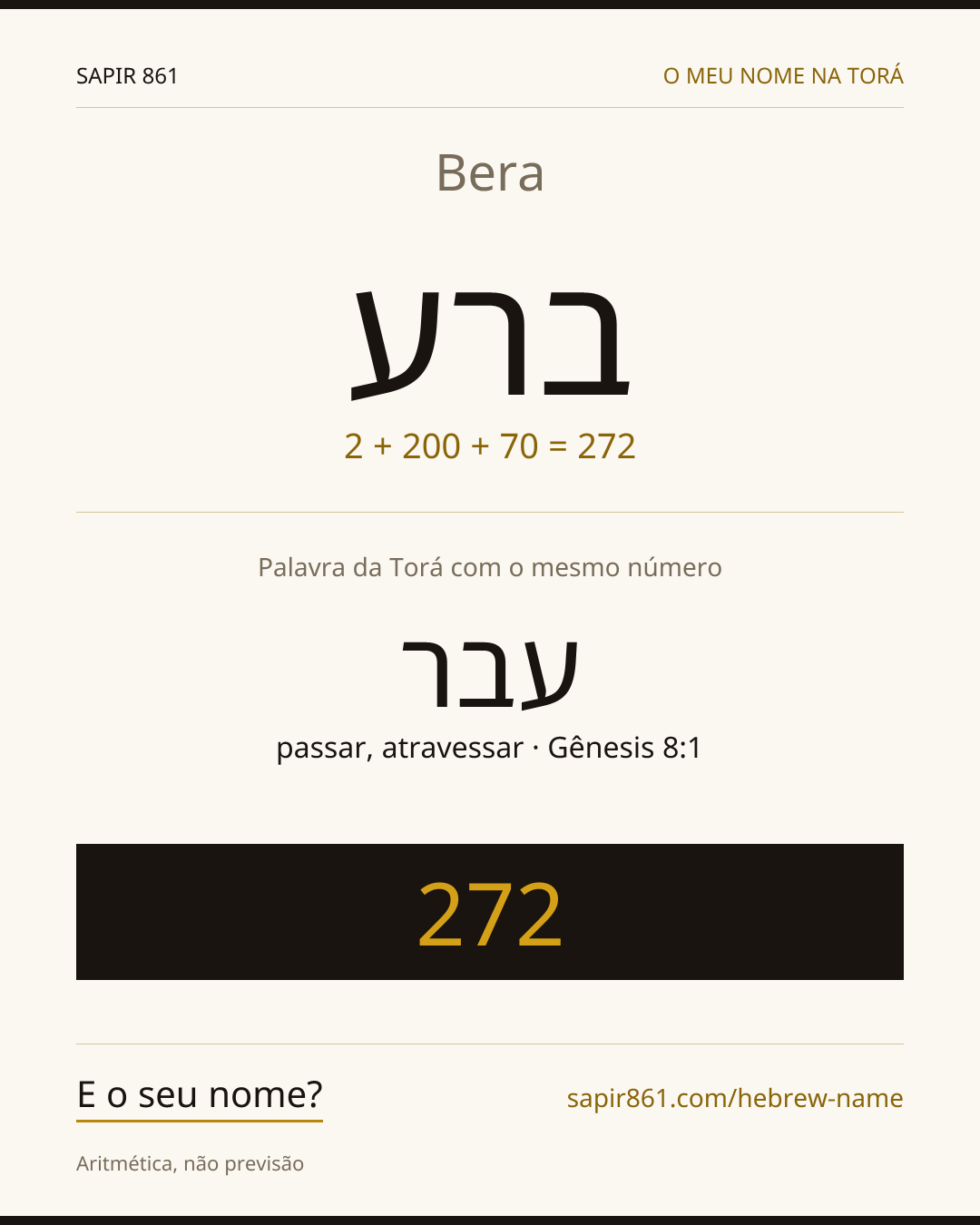 Bera — ברע