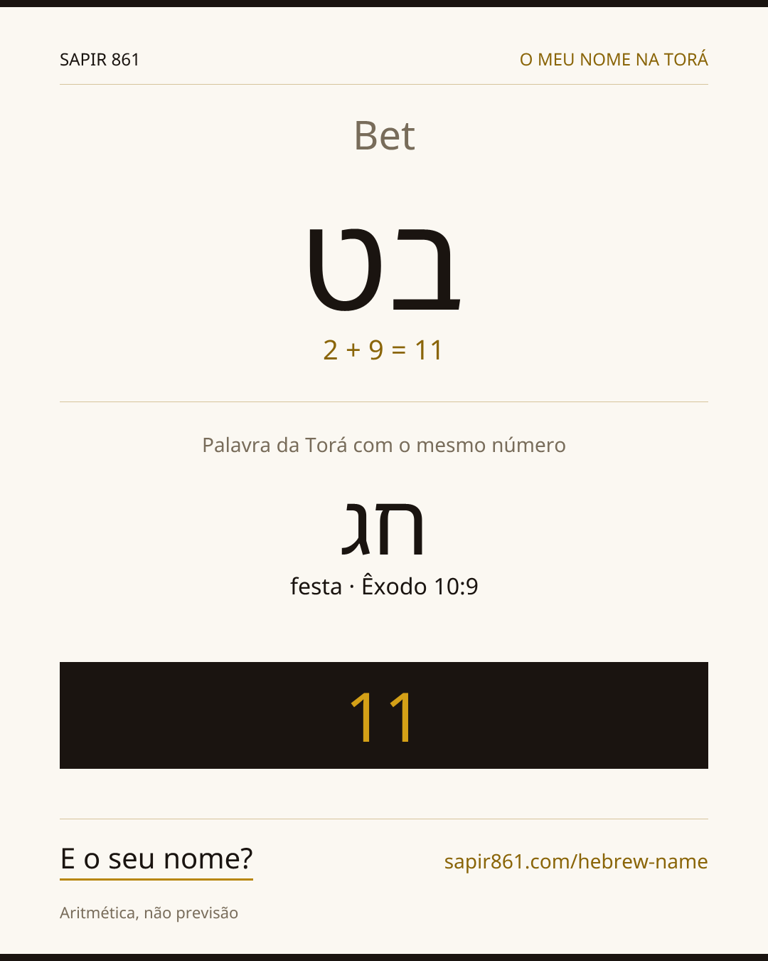 Bet — בט