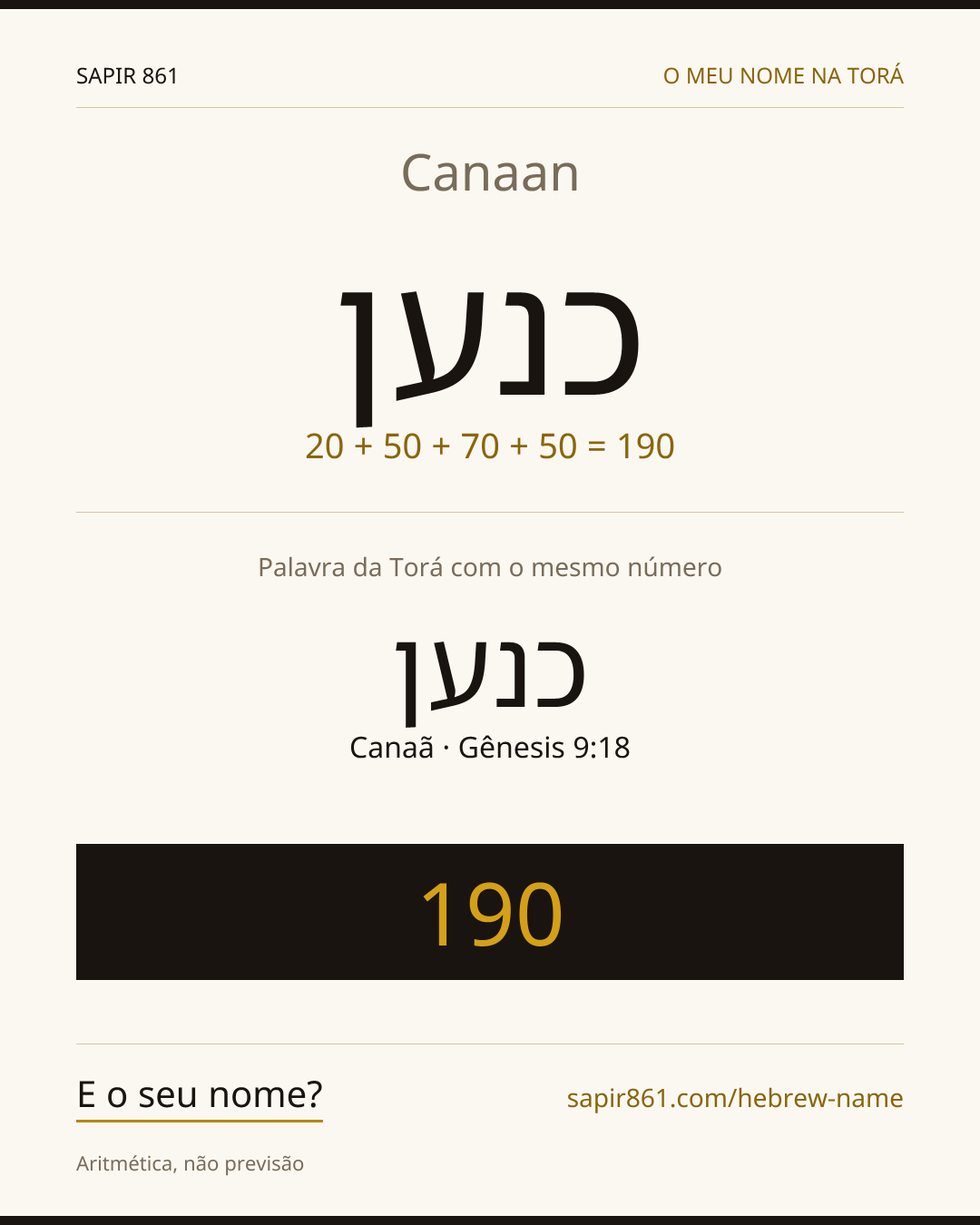 Canaan — כנען