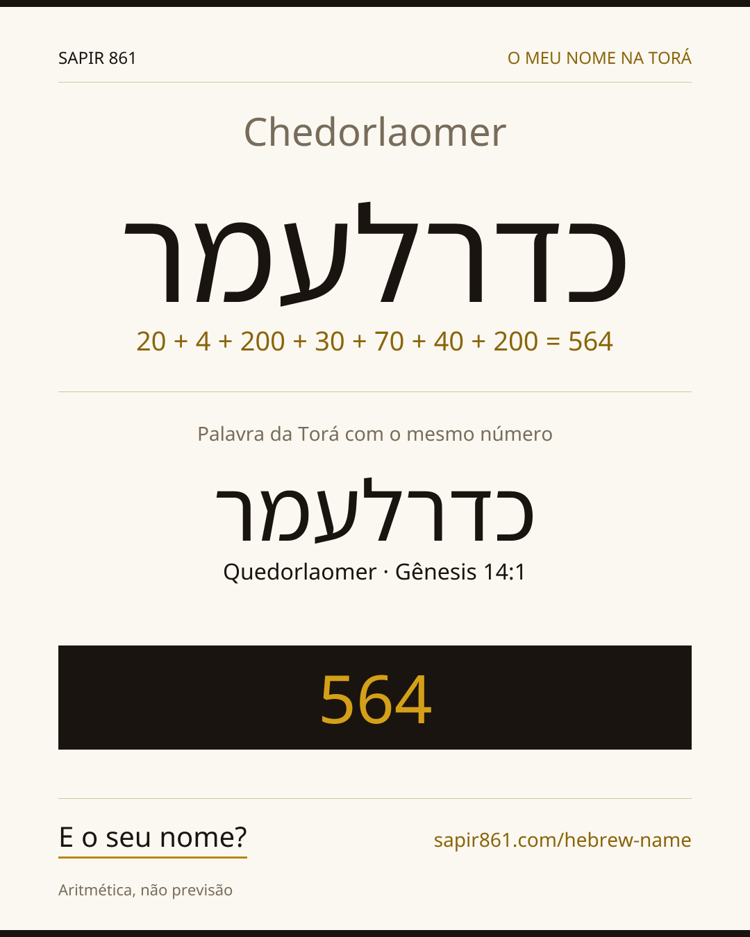 Chedorlaomer — כדרלעמר